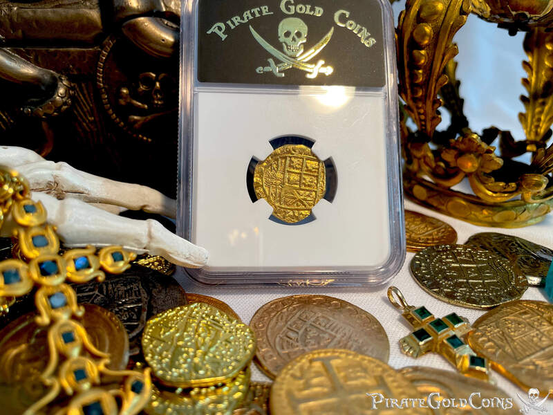 Colombia 2 Escudos 1701/1699 "1715 Fleet Shipwreck" NGC 62 19