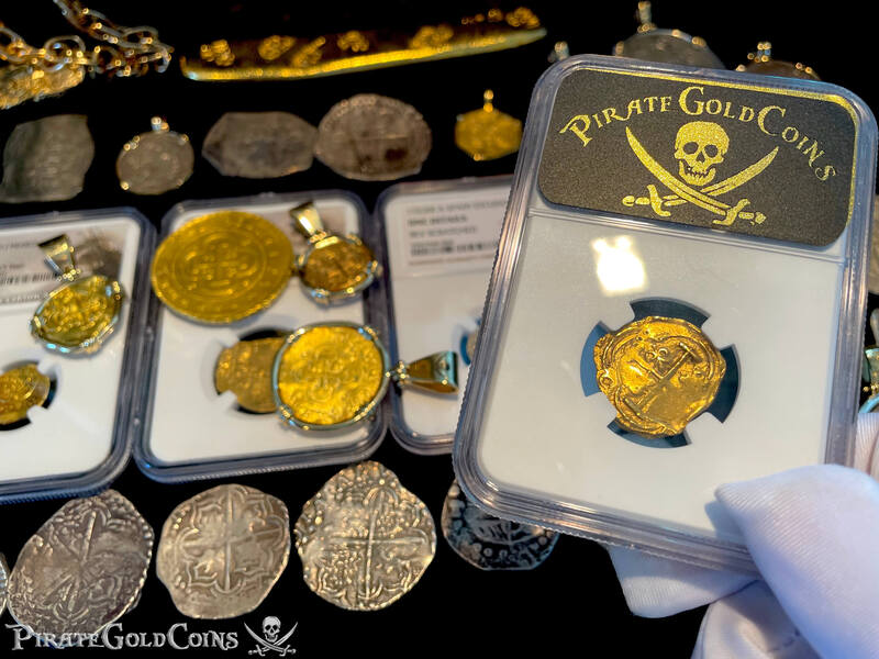 Colombia 2 Escudos 1701-15 "1715 Plate Fleet Shipwreck" NGC 62 4