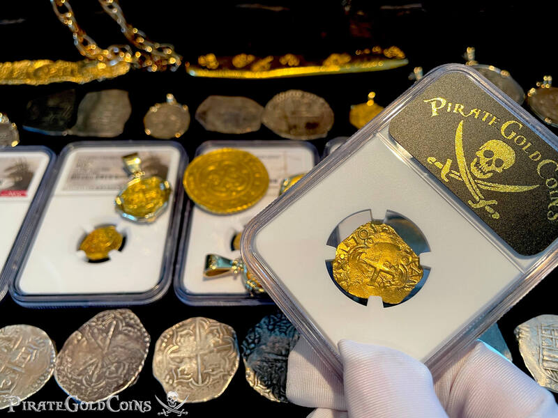 Colombia 2 Escudos 1705 "Full Date - 1715 Fleet Shipwreck" NGC 63 10