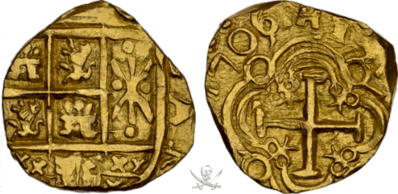 Colombia 2 Escudos 1706 "1715 Fleet Shipwreck" NGC 62