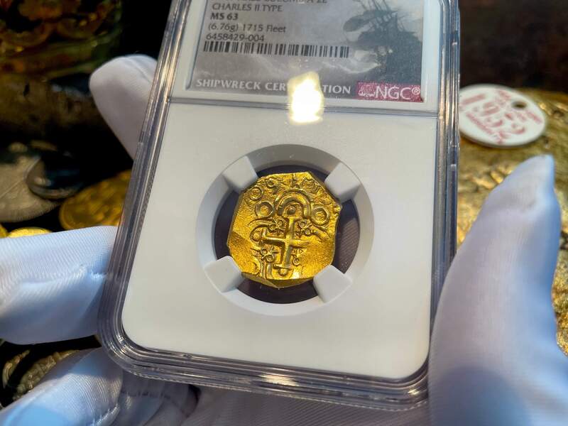 Colombia 2 Escudos 1709 "1715 Fleet Shipwreck" NGC 63 7