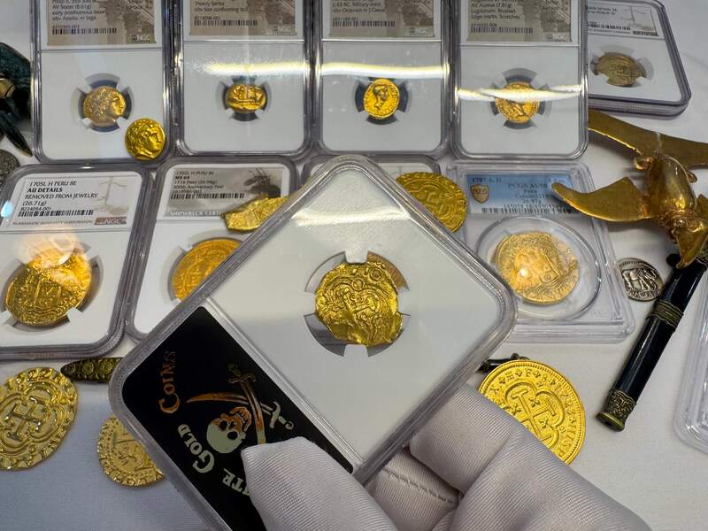 Colombia 2 Escudos 1710 "1715 Fleet Shipwreck" NGC 62 20