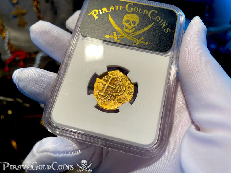 Colombia 2 Escudos 1712 "Dated! From 1715 Fleet Shipwreck" NGC 62 11