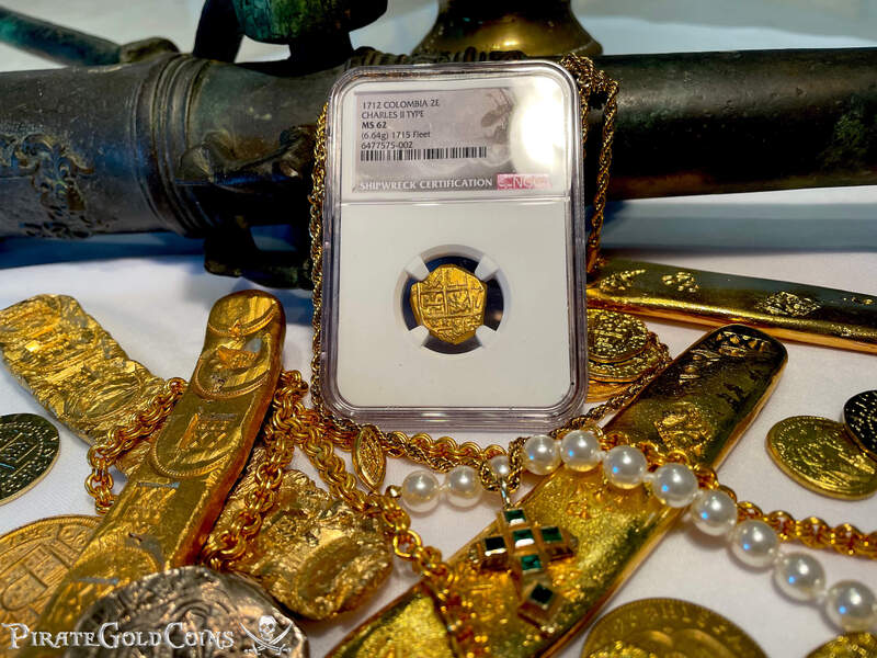 Colombia 2 Escudos 1712 "1715 Fleet Shipwreck" NGC 62 2