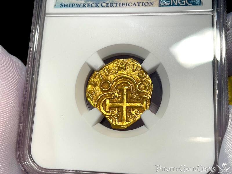 Colombia 2 Escudos 1712 "Dated! 1715 Fleet Shipwreck" NGC 64 6