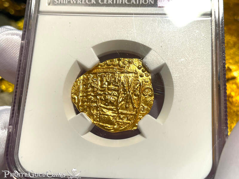 Colombia 2 Escudos 1712 "1715 Fleet Shipwreck" NGC 66 6