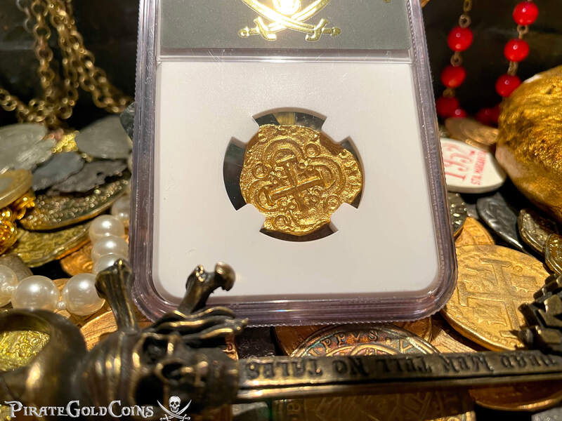 Colombia 2 Escudos 1712 "1715 Fleet Shipwreck" NGC 66 12