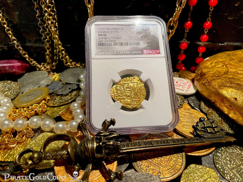Colombia 2 Escudos 1712 "1715 Fleet Shipwreck" NGC 66 16