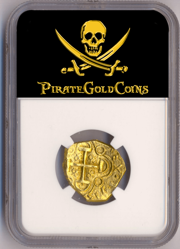 Colombia 2 Escudos 1713 "Bob Weller- 1715 Fleet Shipwreck" NGC 62 4