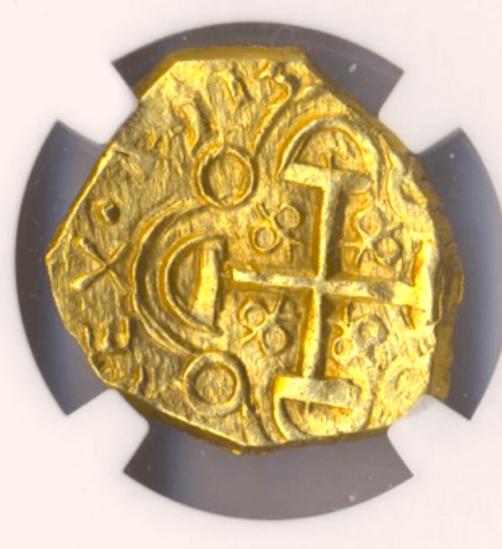 Colombia 2 Escudos 1713 "Bob Weller- 1715 Fleet Shipwreck" NGC 62 7