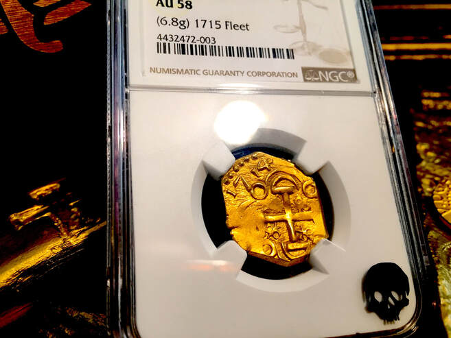 Dated | Colombia 2 Escudos | Pirate Gold Coins 39