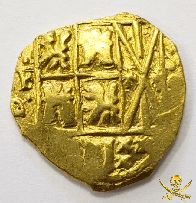 Unique! Colombia 2 Escudos 1732/1 "From 1733 Fleet Shipwreck!" NGC 62 3