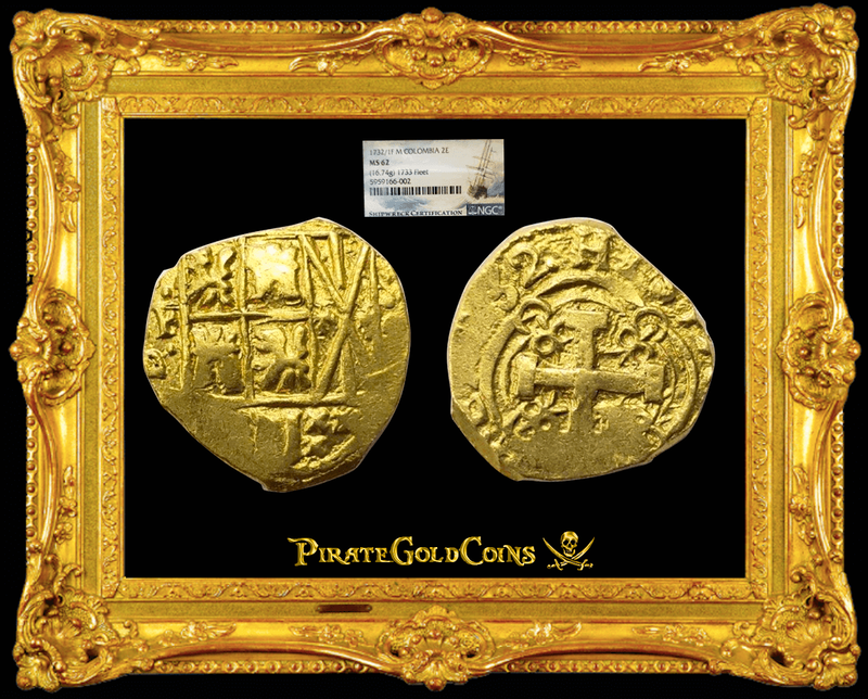 Dated | Colombia 2 Escudos | Pirate Gold Coins 40