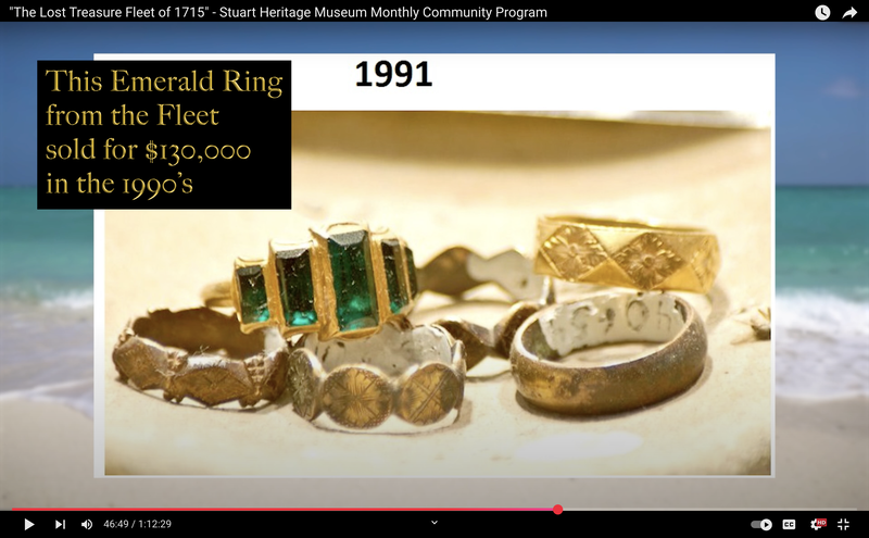 Emerald & Amethyst Ring 1 of 2 Known "1715 Fleet Shipwreck" 5