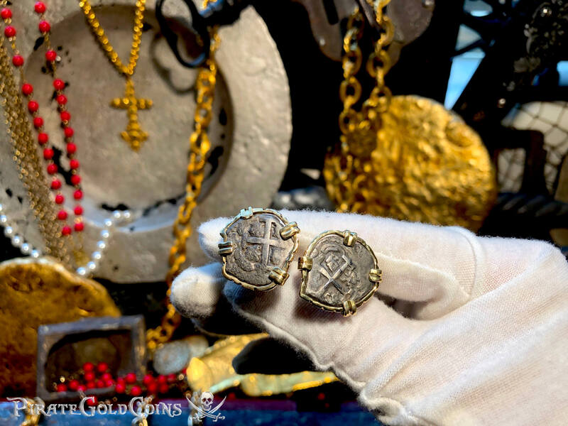 Cufflinks from Unidentified Shipwreck in 14kt Gold (Bolivia) 3
