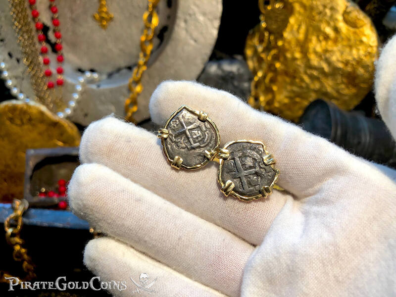 Cufflinks from Unidentified Shipwreck in 14kt Gold (Bolivia) 6