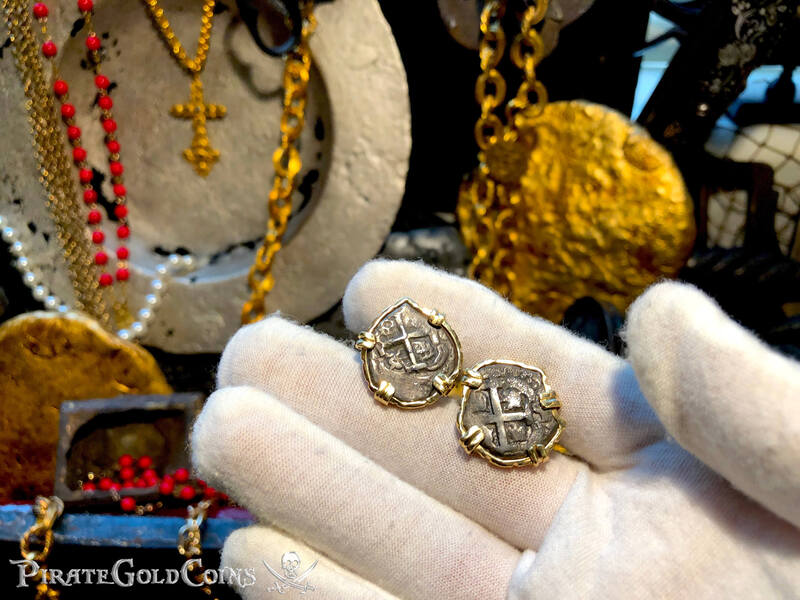 Cufflinks from Unidentified Shipwreck in 14kt Gold (Bolivia) 7