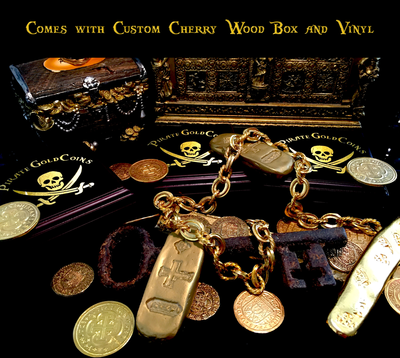 Replica  Mexico  Royal  (mini)  with real Sapphires 1715  Gold Electroplated 22kt 6