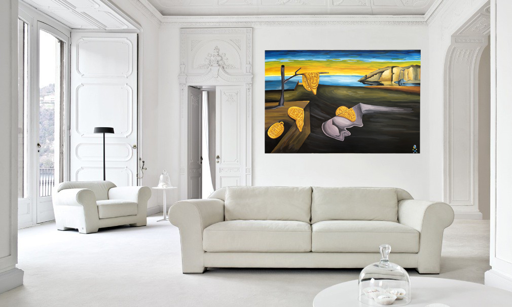 Treasure Paintings by JR Bissell: A Pirate Rendition of Salvador Dali 2