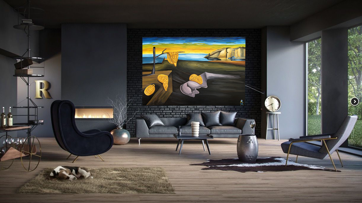 Treasure Paintings by JR Bissell: A Pirate Rendition of Salvador Dali 11