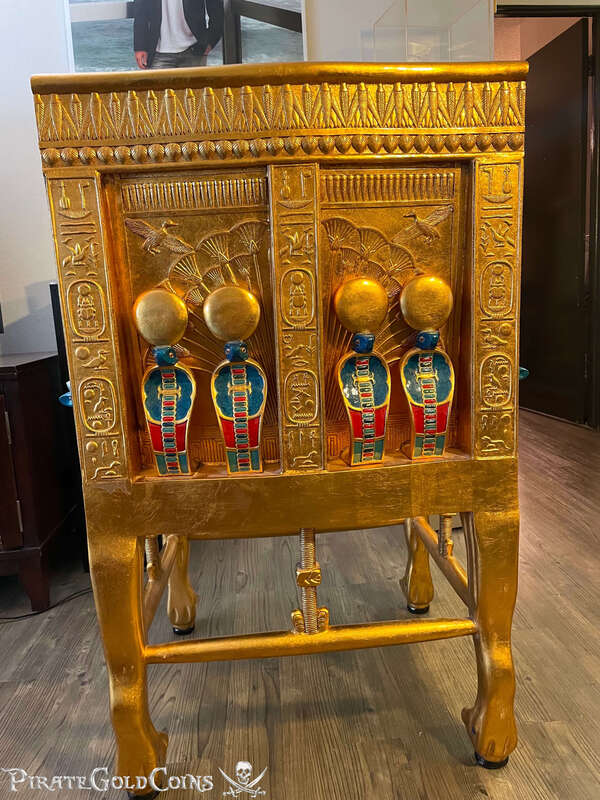 Exact Replica of King Tuts Throne 5