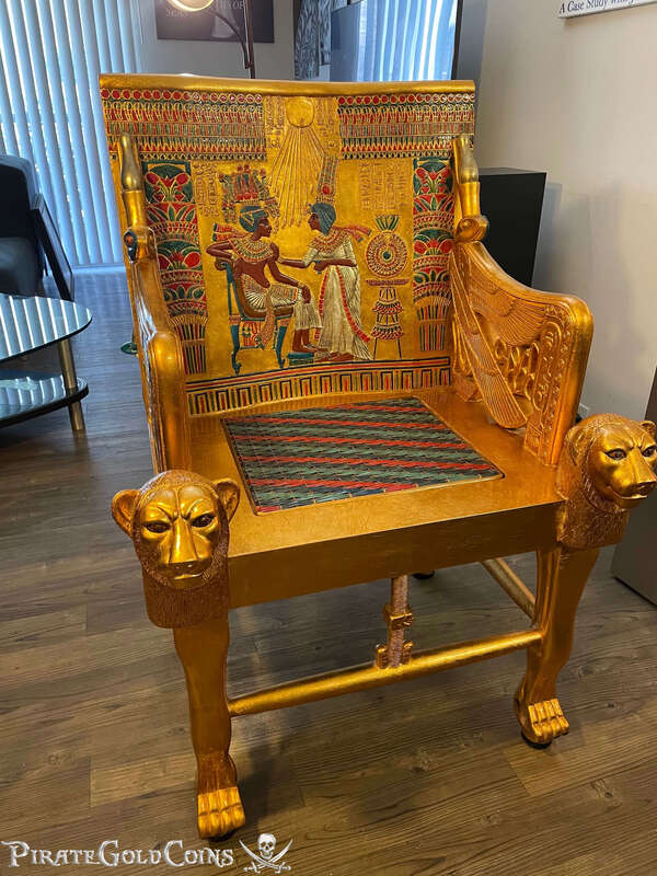 Exact Replica of King Tuts Throne 6