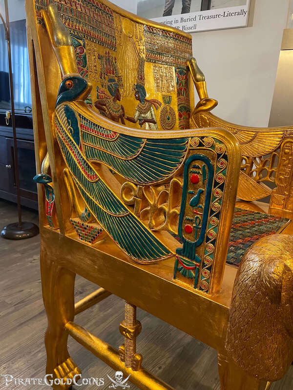 Exact Replica of King Tuts Throne 7