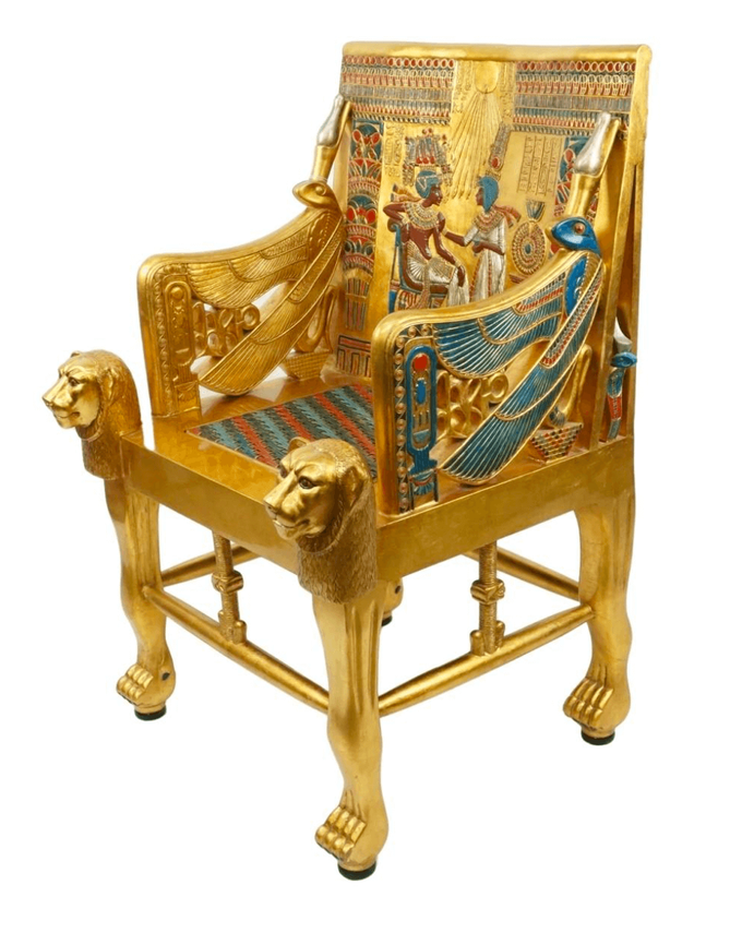 Exact Replica of King Tuts Throne