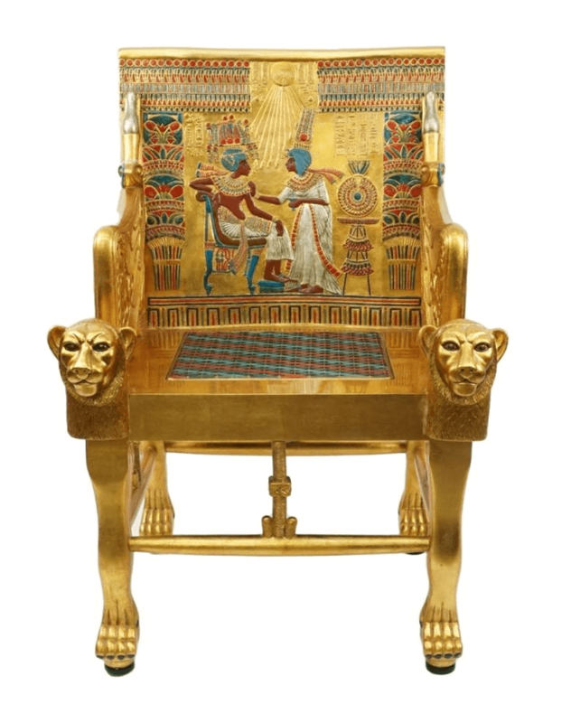 Exact Replica of King Tuts Throne 3