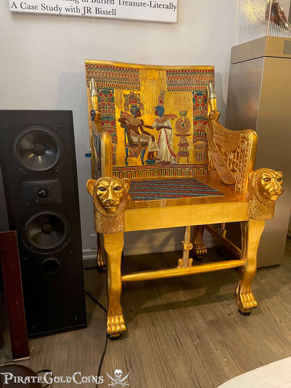 Exact Replica of King Tuts Throne 10