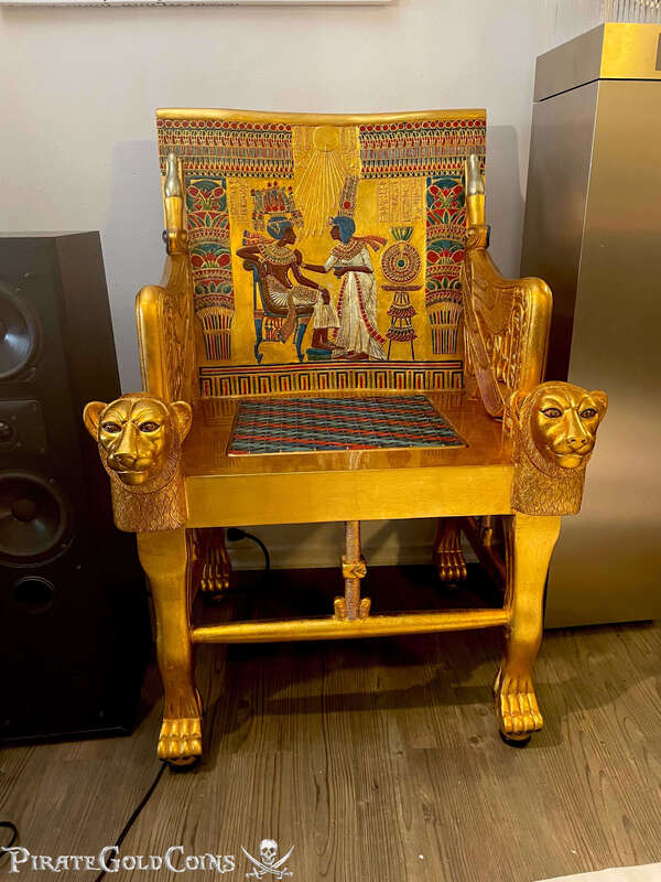 Exact Replica of King Tuts Throne 11