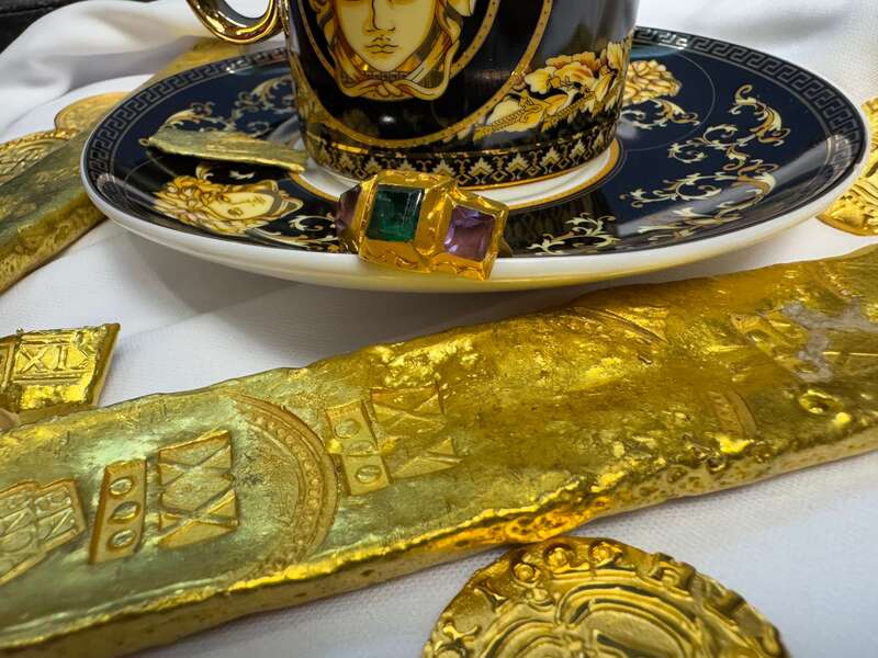 Emerald & Amethyst Ring 1 of 2 Known "1715 Fleet Shipwreck" 21