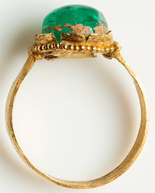 1715 Fleet Shipwreck Emerald Ring 3