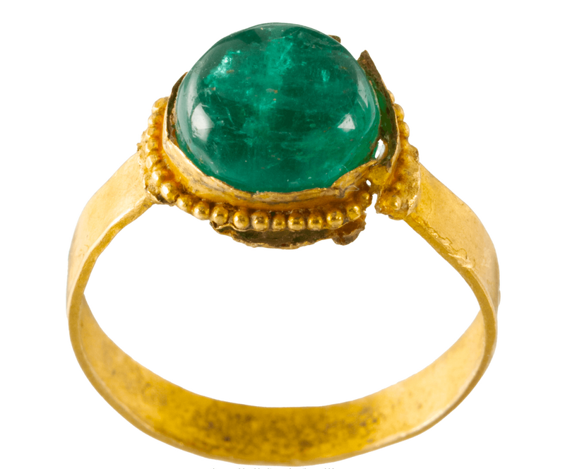 1715 Fleet Shipwreck Emerald Ring