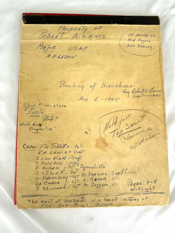 The Doc that Ended World War II: In-Flight Logbook from Enola Gay (Hiroshima) 11