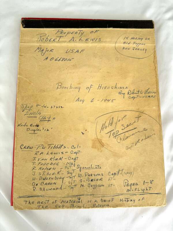 The Doc that Ended World War II: In-Flight Logbook from Enola Gay (Hiroshima) 26