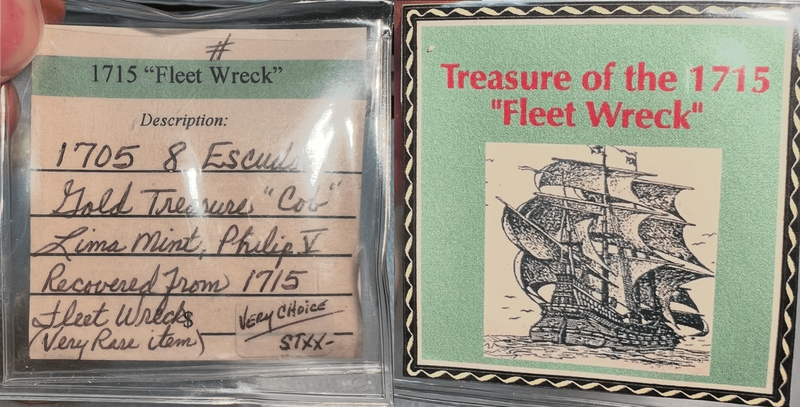 Peru 8 Escudos 1705 "2nd Finest Kn. 1715 Fleet Shipwreck" NGC 63 41