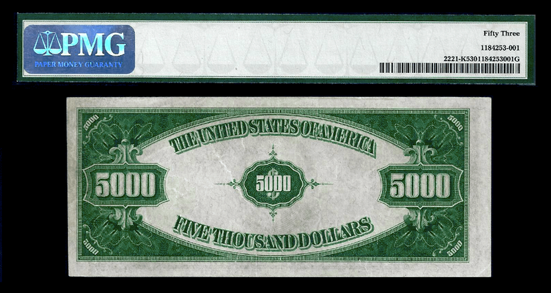 FR 2221k | FR 2231k | $10,000 | $5,000 Matching Serial #'s 50