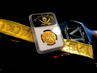 ​ATOCHA GOLD TREASURE BAR 1622 “EN RADA” 889 gm/ 31.3 Oz from Mel Fisher 1985 Salvage w/ COA! 10