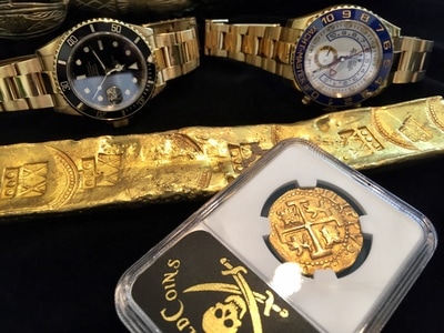 ​ATOCHA GOLD TREASURE BAR 1622 “EN RADA” 889 gm/ 31.3 Oz from Mel Fisher 1985 Salvage w/ COA! 24