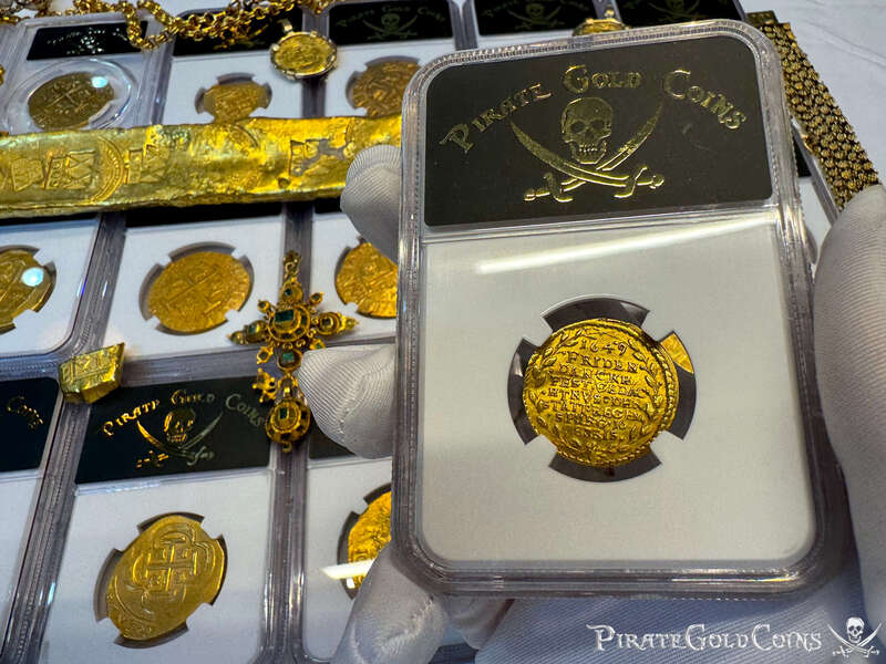 Germany 1649 Ducat "Noah's Ark" NGC UNC 5