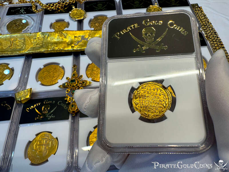 Germany 1649 Ducat "Noah's Ark" NGC UNC 6