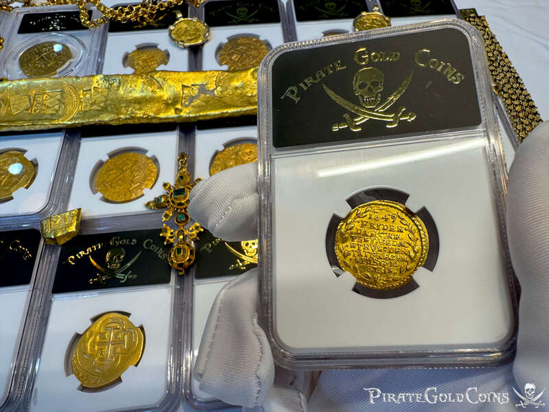 Germany 1649 Ducat "Noah's Ark" NGC UNC 7