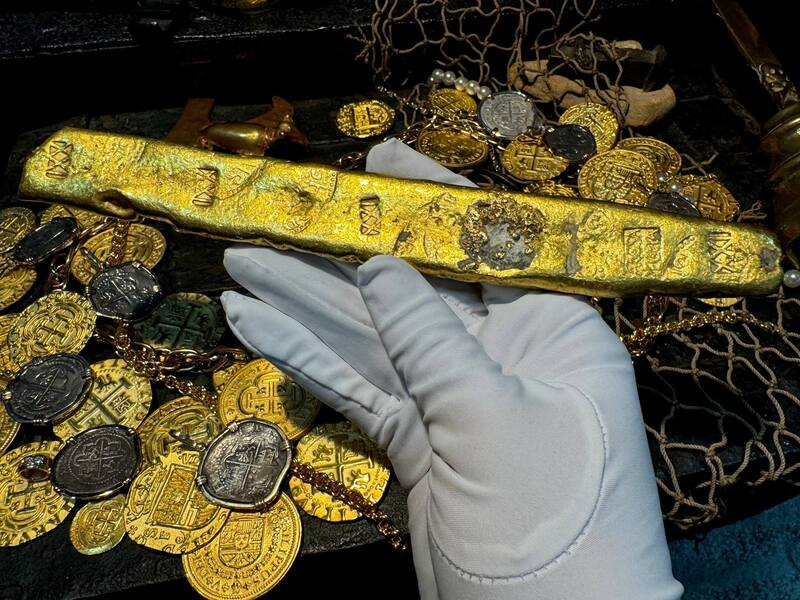 Gold Bar "Atocha 1622 Shipwreck" 25.5 Ounces Sargosa Mont 9