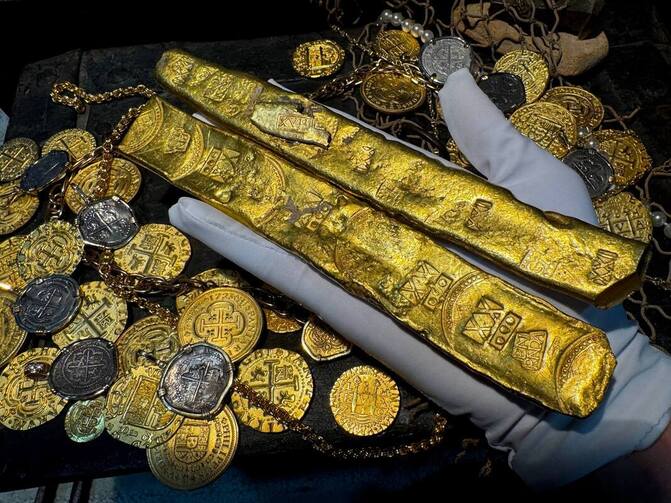 Gold Bar "Atocha 1622 Shipwreck" 25.5 Ounces Sargosa Mont 32