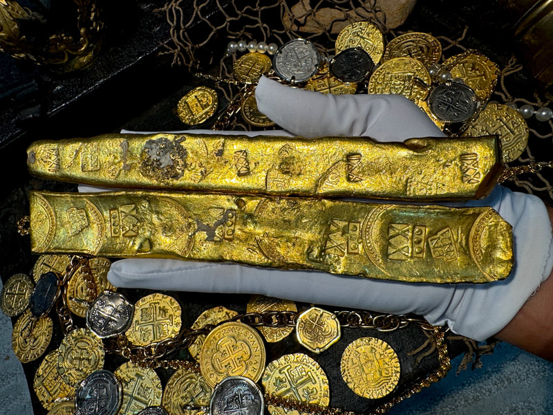 Gold Bar "Atocha 1622 Shipwreck" 25.5 Ounces Sargosa Mont 40