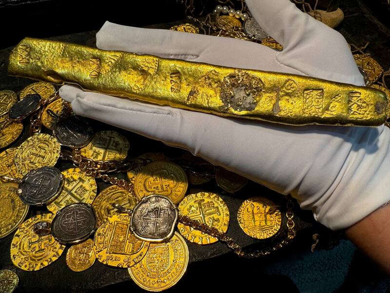 Gold Bar "Atocha 1622 Shipwreck" 25.5 Ounces Sargosa Mont 10