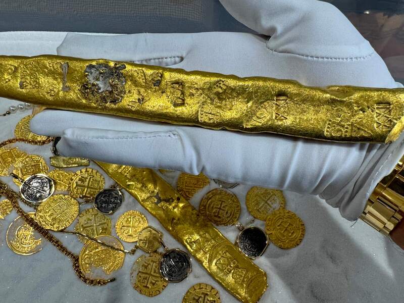 Gold Bar "Atocha 1622 Shipwreck" 25.5 Ounces Sargosa Mont 2