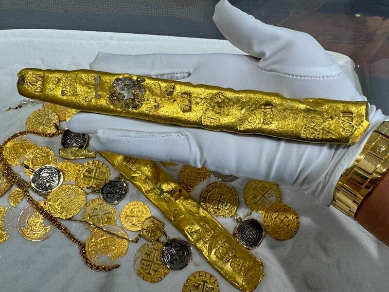 Gold Bar "Atocha 1622 Shipwreck" 25.5 Ounces Sargosa Mont 3