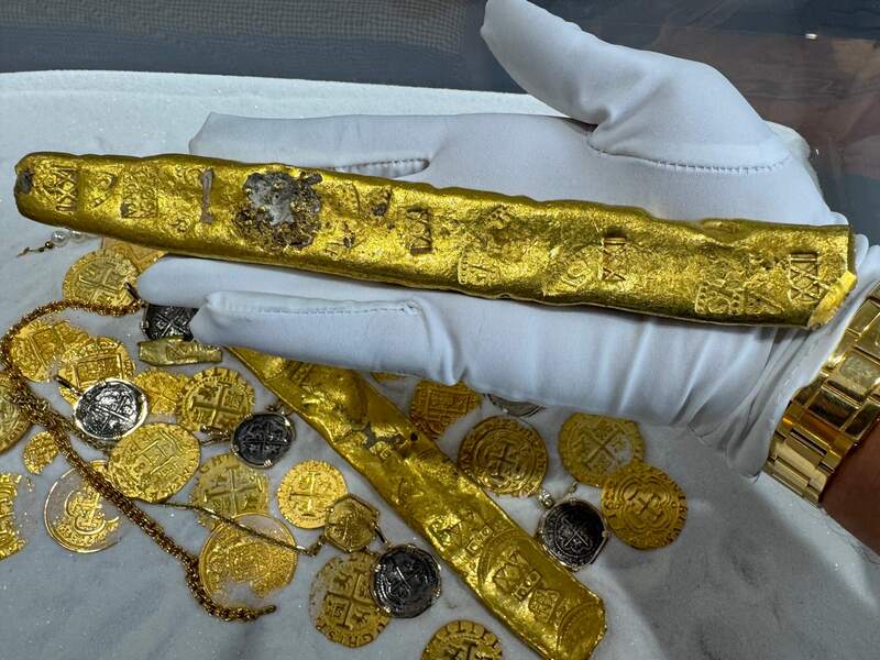 Gold Bar "Atocha 1622 Shipwreck" 25.5 Ounces Sargosa Mont